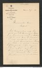 Nachlass Franz Steindachner, Brief von Richard von Wettstein an Franz Steindachner (22.06.1906), Inv.Nr. 590.01, Seite 1
